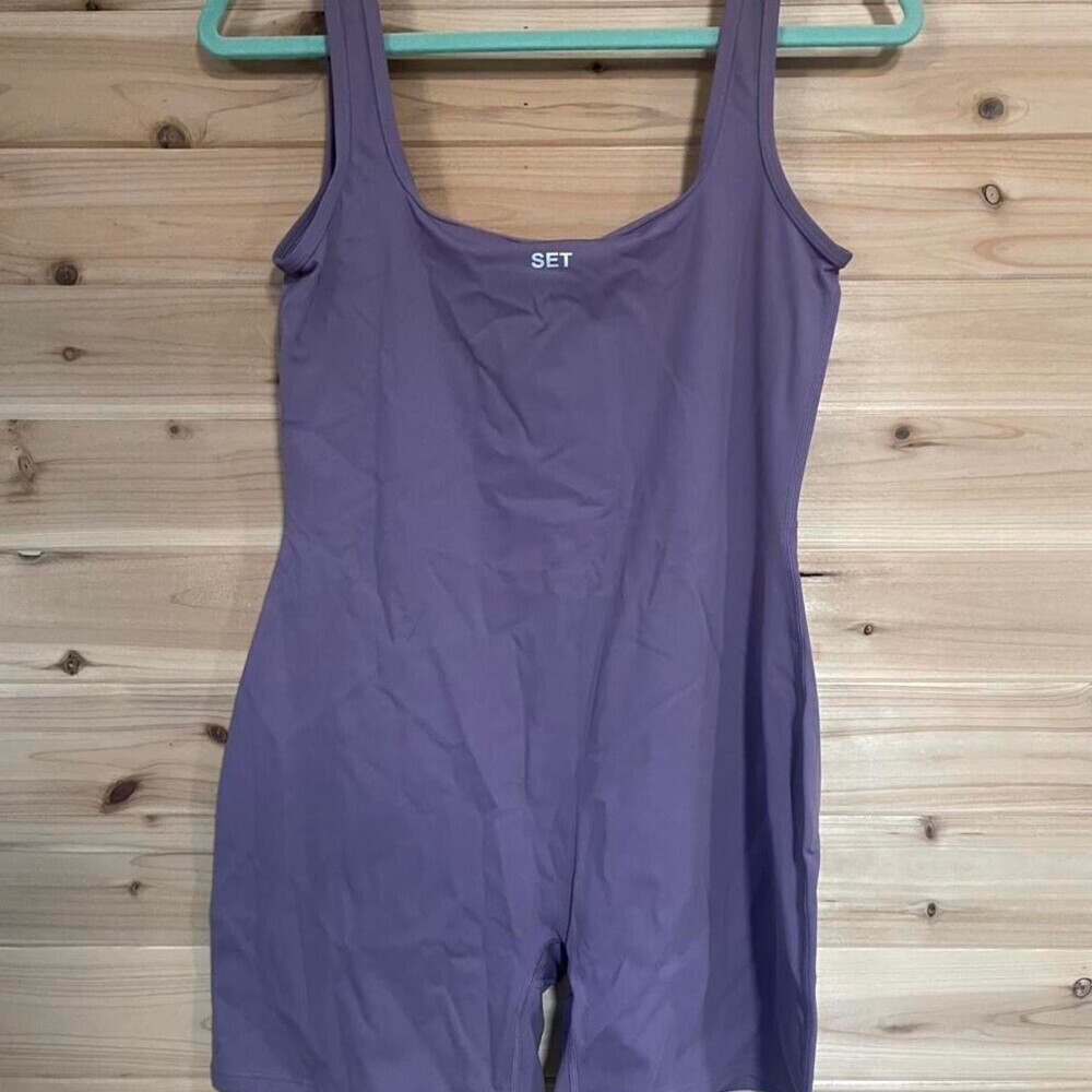 Set Active Purple One Piece 68 Ef
